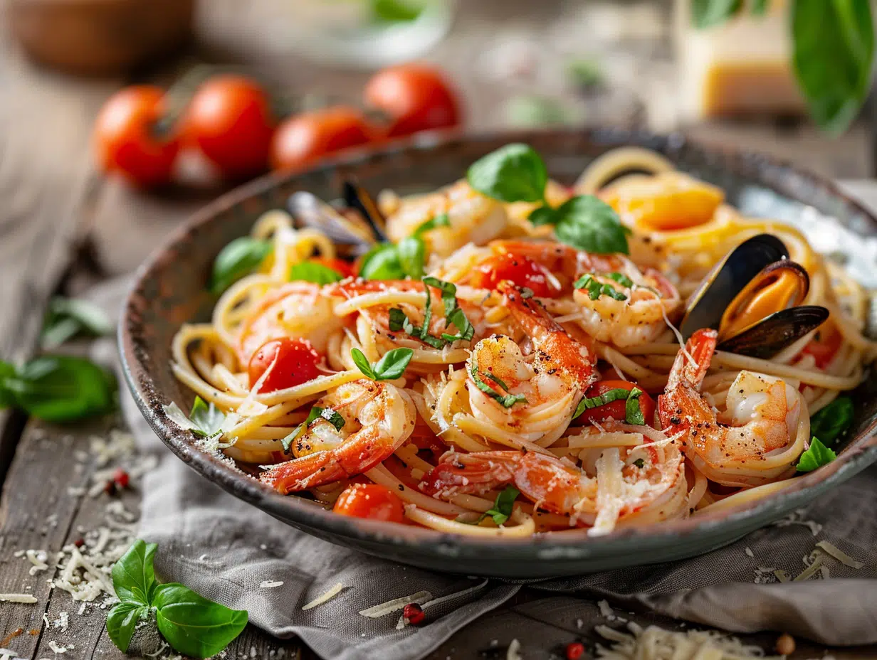 Délices marins : recettes de pâtes et fruits de mer savoureuses