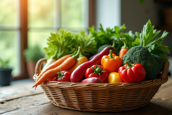 Composer un panier de légumes équilibré pour une alimentation saine