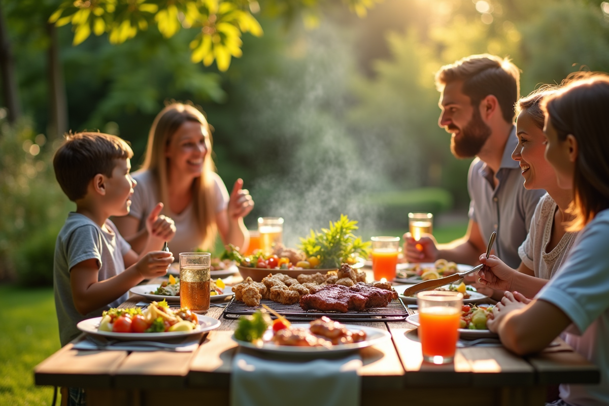 barbecue salade