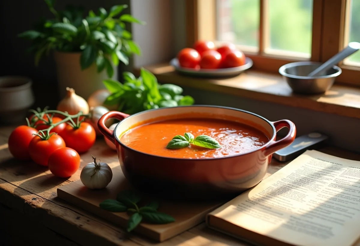 Les ingrédients indispensables d’une soupe à la tomate de grand-mère réussie