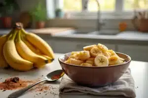 Compote de banane : astuces pour une initiation alimentaire réussie